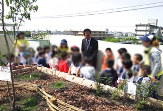 4 オリーブ贈呈式（きれい家レオンOlive+ eco-project）